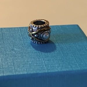 Pugster pearl and two tone bead. Box not included.